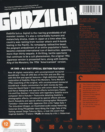 Godzilla (Originalet 1954/Ej svensk text)