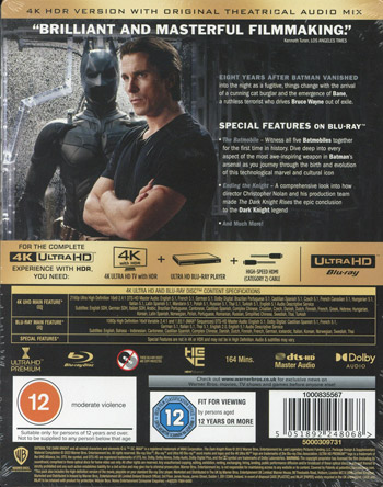 Batman / The Dark Knight Rises - Ltd Steelbook