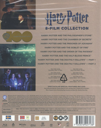 Harry Potter 1-8 / Warner 100 (Ltd)