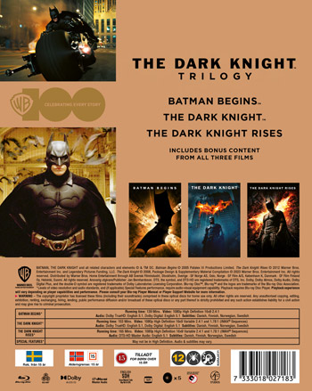 Warner 100: The Dark Knight Trilogy (Ltd)