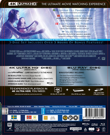 Avatar 2 - The way of water - steelbook