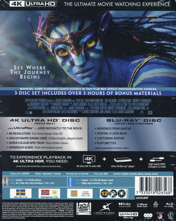 Avatar 1 - Nyutgåva - Ltd Steelbook