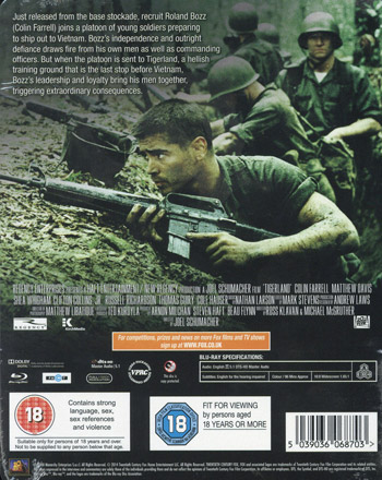 Tigerland - Ltd Steelbook (Ej svensk text)