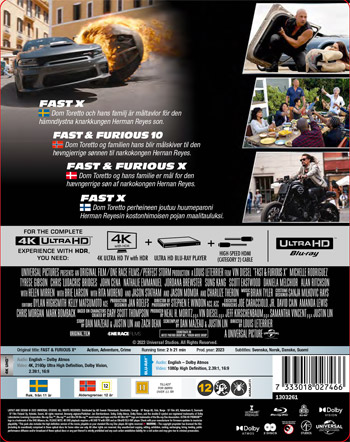 Fast & Furious 10 (Fast X) - Steelbook