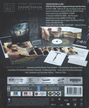 Nyckeln till frihet - Film vault box (Ltd)