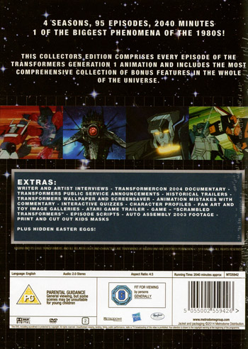 Transformers / Classic Animated Series (Ej text)