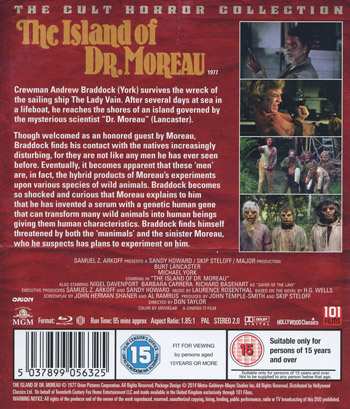 Island of Dr Moreau 1977 (Ej svensk text)