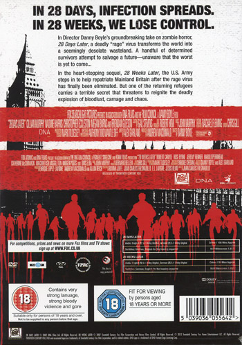 28 Days Later + 28 Weeks Later (Ej svensk text)