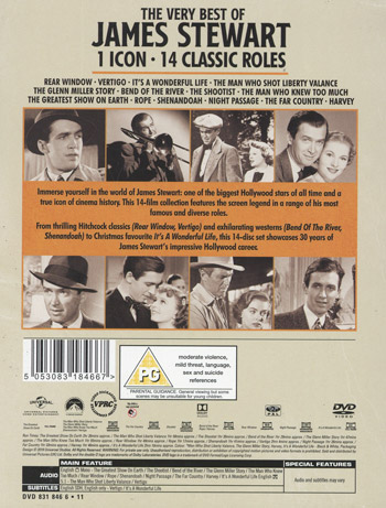 James Stewart Collection - 14 filmer
