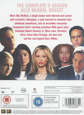 Ally McBeal / Complete series (Ej svensk text)