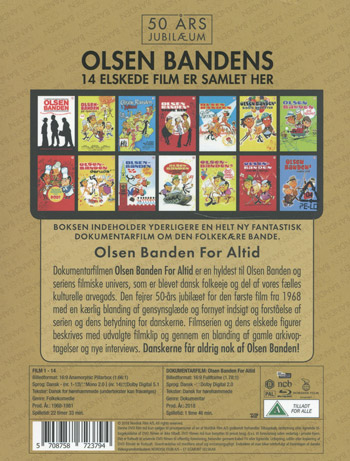 Olsen-banden / 14 filmer + dokumentär (Ej text)
