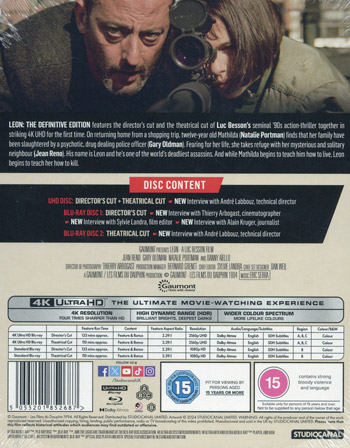 Leon (Ej svensk text) Ltd Steelbook