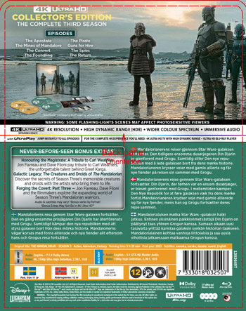 Star Wars: Mandalorian / Säsong 3 Ltd Steelbook