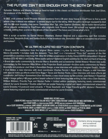 Demolition Man - Ltd Edition (Ej svensk text)