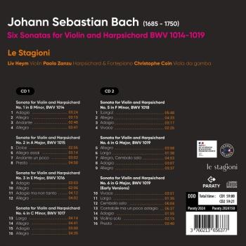 Six Sonatas For Violin And Harpsichord