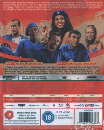 Jackie Brown - Ltd Steelbook (Ej svensk text)