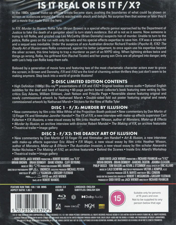 F/X - Dödlig effekt + F/X2 - Ltd ed (Ej sv text)