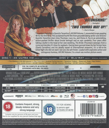 Kill Bill: Vol 1 (Ej svensk text)