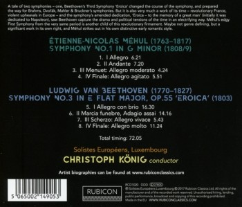 Symphony No 3 Eroica/Symphony No 1