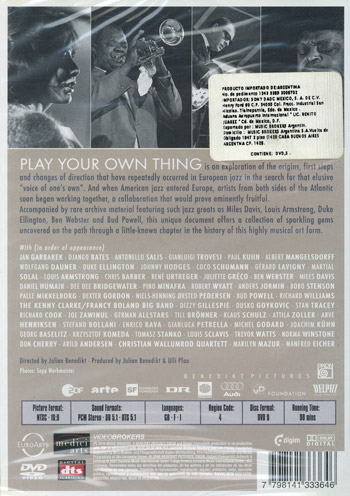 Play Your Own Thing/A Story Of Jazz in Europe