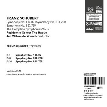 Symphony No 1/3/8 (De Vriend)