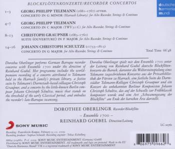 Baroque Recorder Concertos