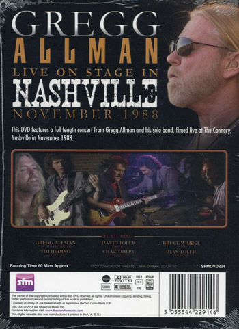 Live on stage in Nashville 1988
