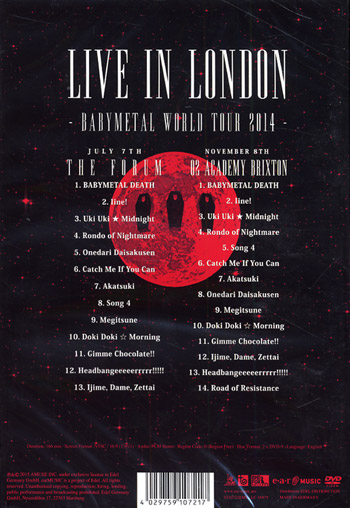 Live in London 2014