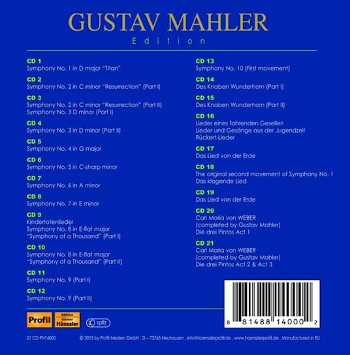 Gustav Mahler edition