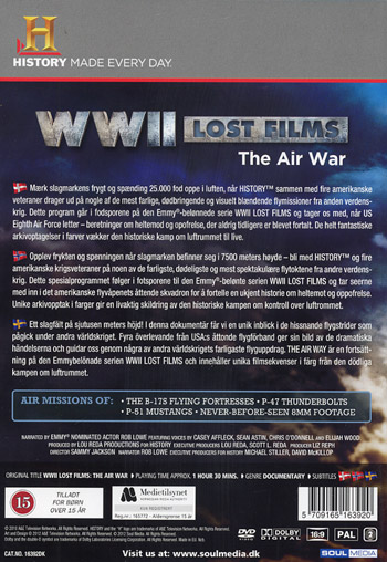 WWII Lost films / Air war