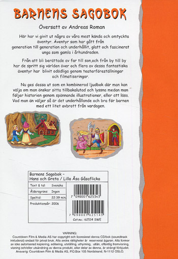 Barnens sagobok / Hans och Greta + Lilla Åsa...