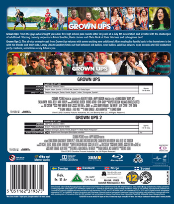 Grown Ups 1 2 2 Blu Ray Film Ginza Se