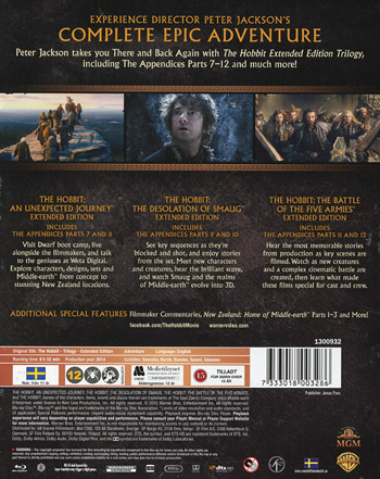 Hobbit Trilogy / Extended edition
