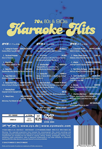 Karaoke Hits / 70s 80s & 90s