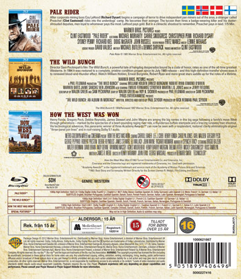 Westerns collection - 3 klassiska filmer