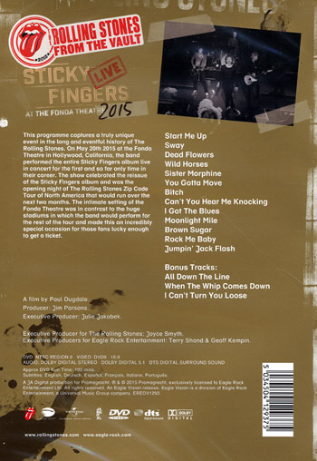 Sticky fingers Live 2015