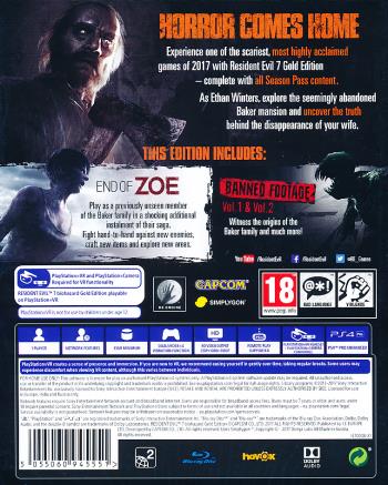 Resident Evil 7 - Biohazard / Gold edition