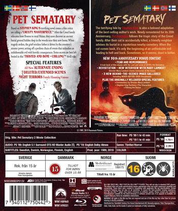 Pet sematary / 2-movie box