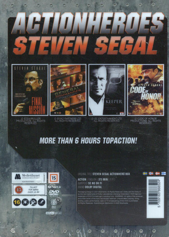 Steven Seagal x 4 / Steelbook