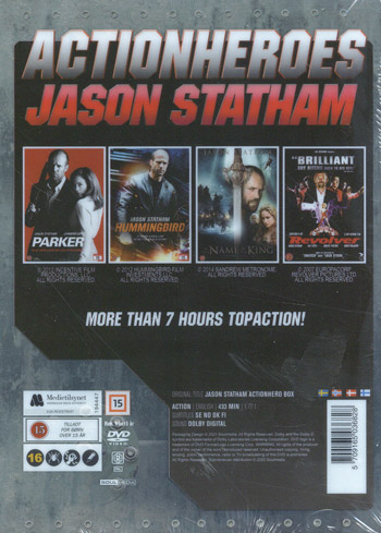 Jason Statham x 4 / Steelbook
