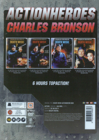 Charles Bronson x 4 / Ltd Steelbook