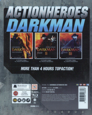 Darkman x 3 / Steelbook