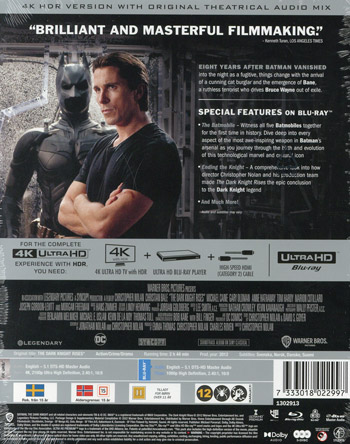 Batman / The Dark Knight rises - Steelbook