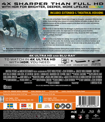 Jurassic World 3 - Dominion / Extended edition
