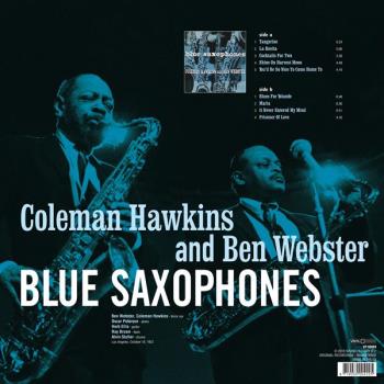 Blue saxophones