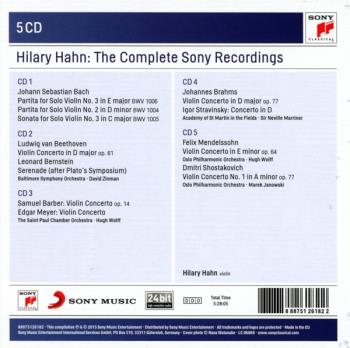 Hilary Hahn - The Complete Sony Rec