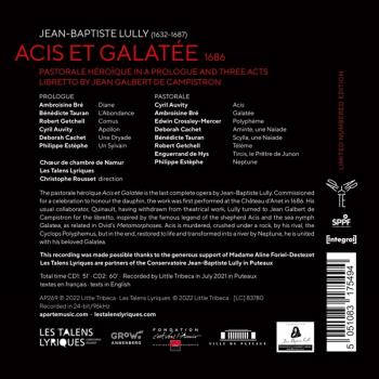 Acis Et Galatèe (Les Talens Lyriques)