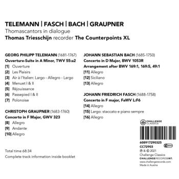 Telemann/Fasch/Bach/Graupner