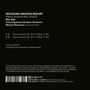 Piano Concertos Nos 24 & 25 (Ben Kim)