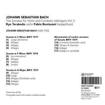 Sonatas For Violin & Cembalo Obligato 2